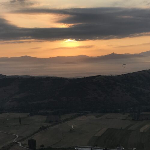 Airzone Gleitschirmreise Mazedonien Krusevo Sonnenuntergang
