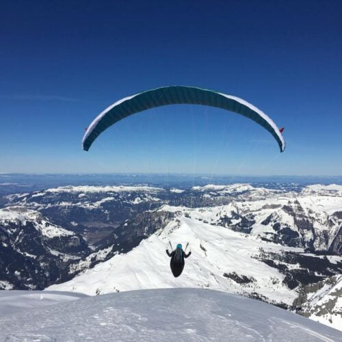 Airzone Memberfliegen Start Jungfraujoch